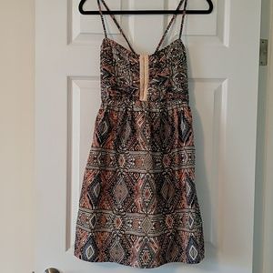 Aztec print dress